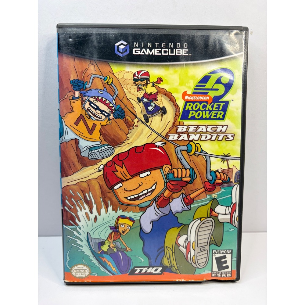 Rocket Power Beach Bandits Nintendo GameCube Game DOL-GBQE-USA Nickelodeon THQ